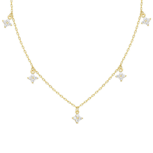 CELIA FLOWER NECKLACE (8394230432087)