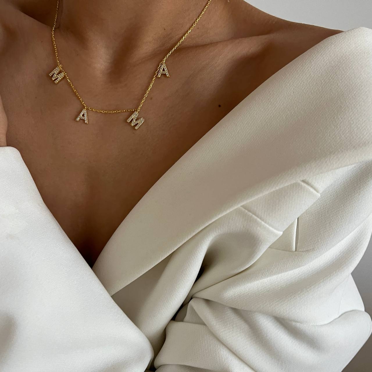 ZİRKON MAMA X CHOCKER KOLYE