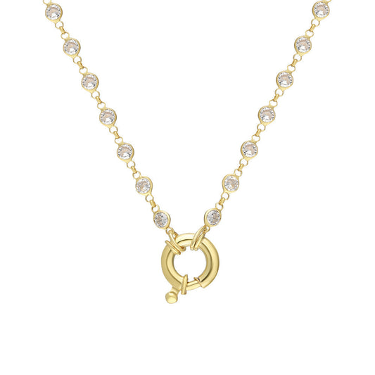 CHAIN DESIGN DIAMOND HALSKETTE (8400979034455)