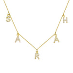 ZİRKON MİNİ HARFLİ CHOCKER KOLYE