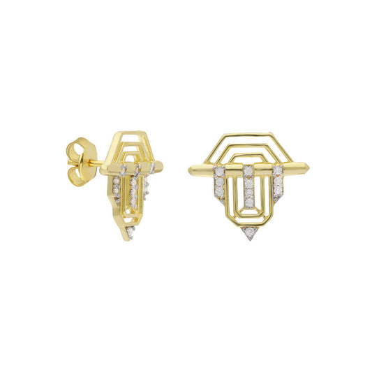 SIENNA EARRINGS | 925 SILVER GOLD PLATED
