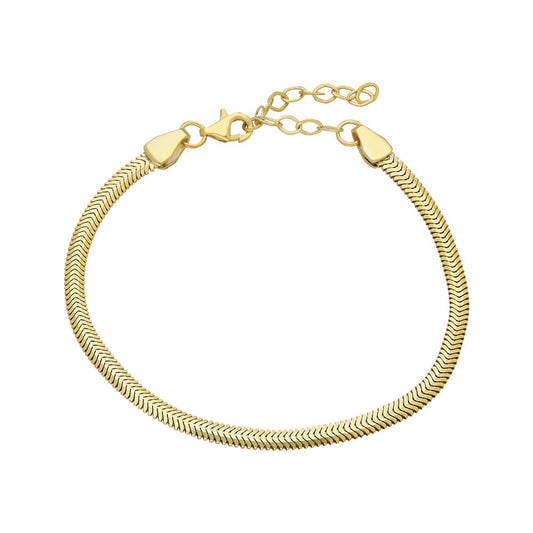 ITALIAN VOLUME BRACELET | 925 SILVER GOLD PLATED