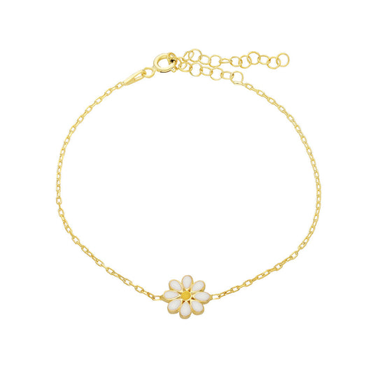 MINI DAISY BRACELET | 925 SILVER GOLD PLATED