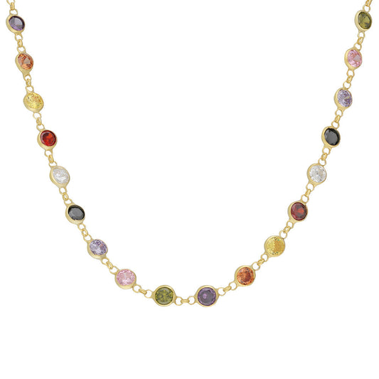COLORFULL  KOLYE CHAIN | 925'S GOLD PLATED