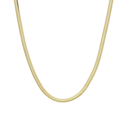 VOLUME ITALIAN CHAIN NECKLACE | 925 SILVER GOLD PLATED