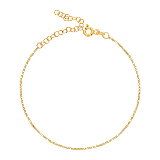 MINI GOURMET BASIC BRACELET | 925 SILVER GOLD PLATED