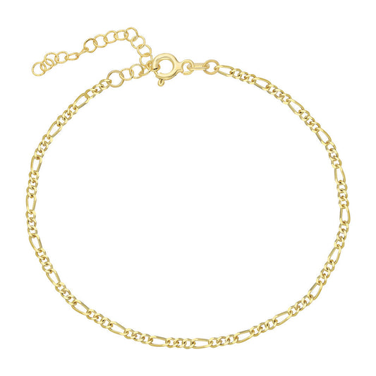 FIGARO BASIC BRACELET | 925 SILVER GOLD PLATED