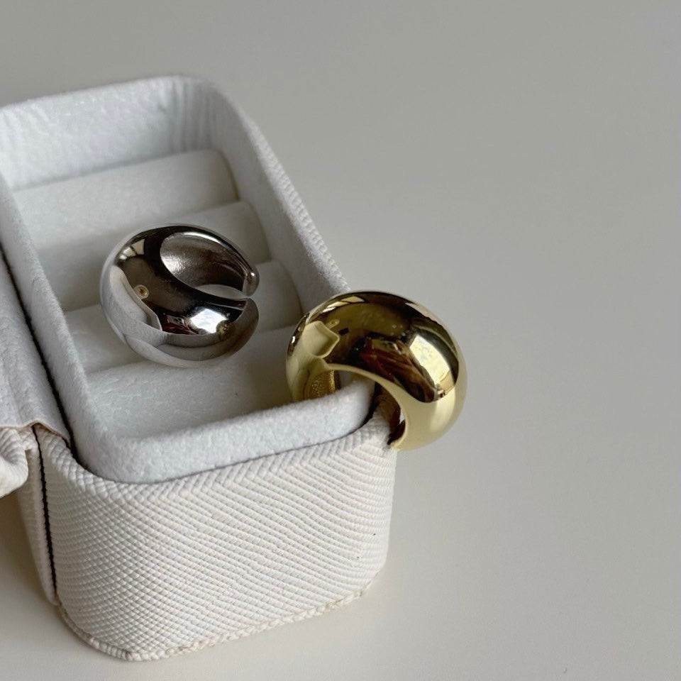 Basic Hoop Earcuff Kıkırdak Küpe | 925 Ayar Gümüş