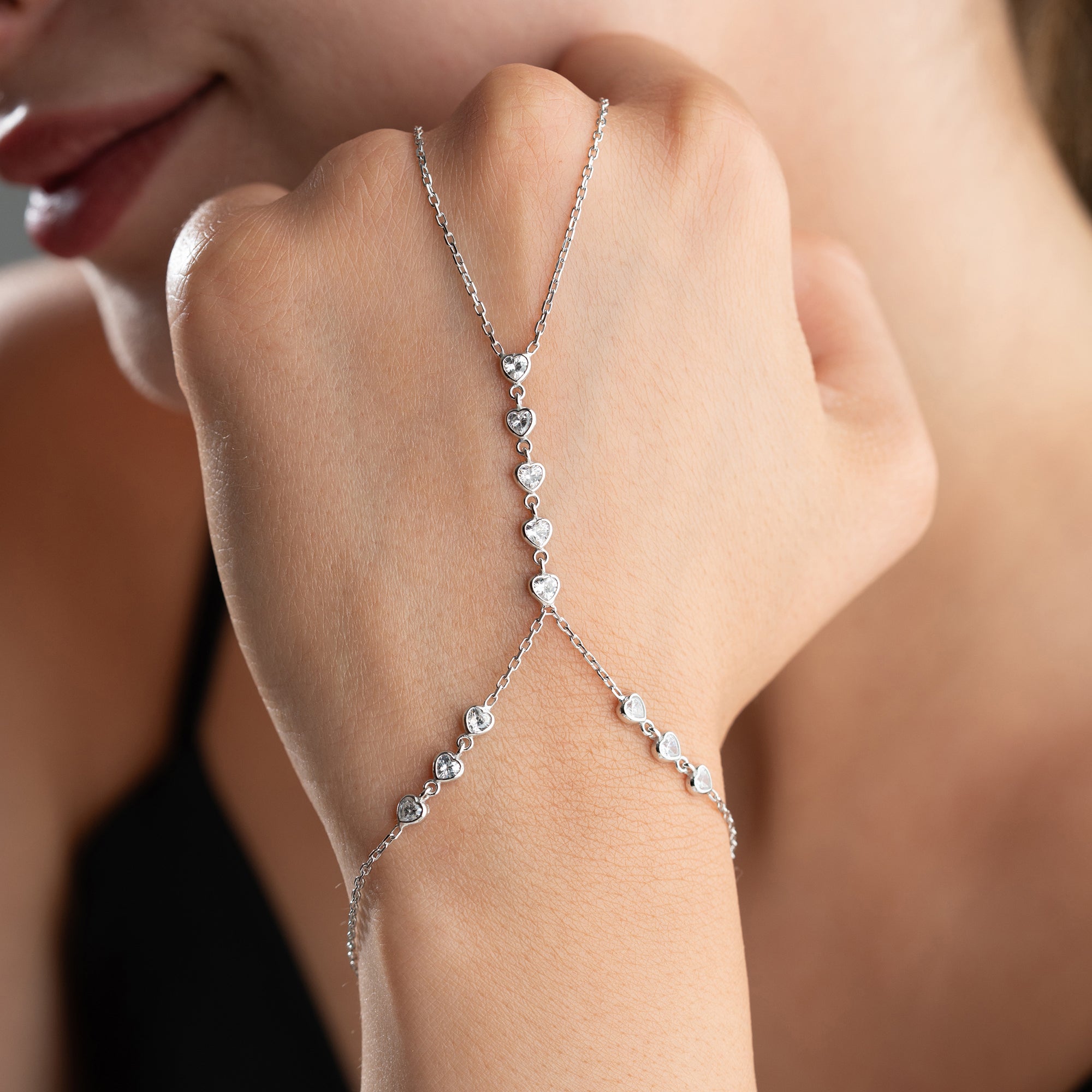 Trio Zirkon Taşlı Kalp Şahmeran | 925 Ayar Gümüş