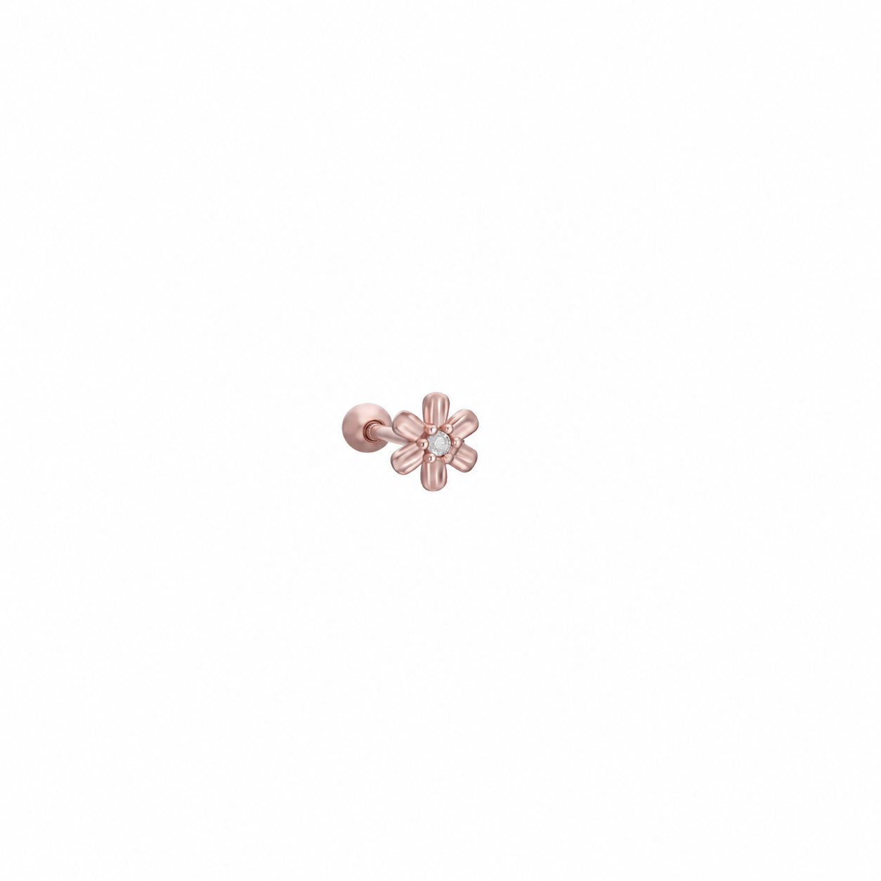 Basic Çiçek Piercing | 925 Ayar Gümüş