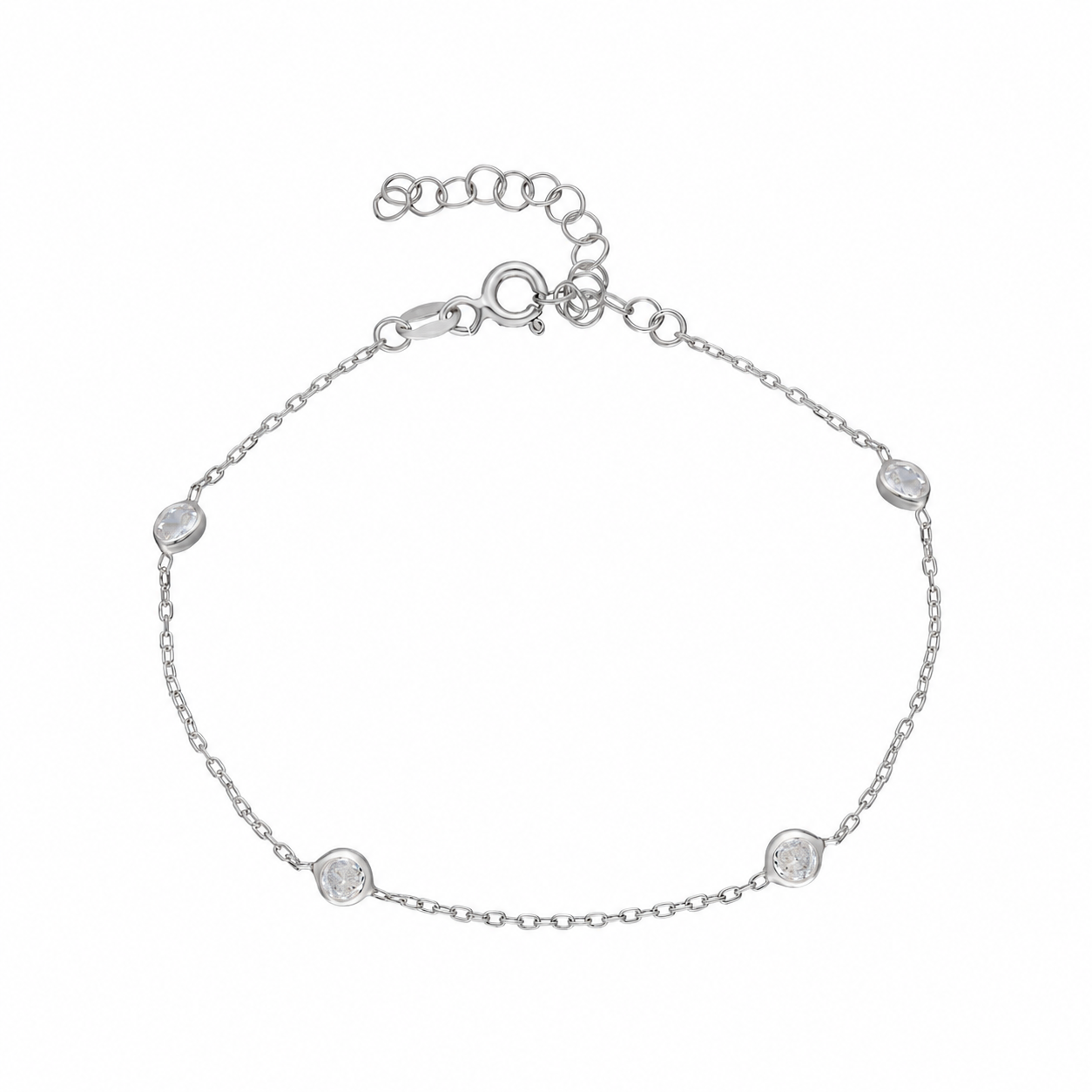 Tiffany Taşlı Bileklik | 925 Ayar Gümüş
