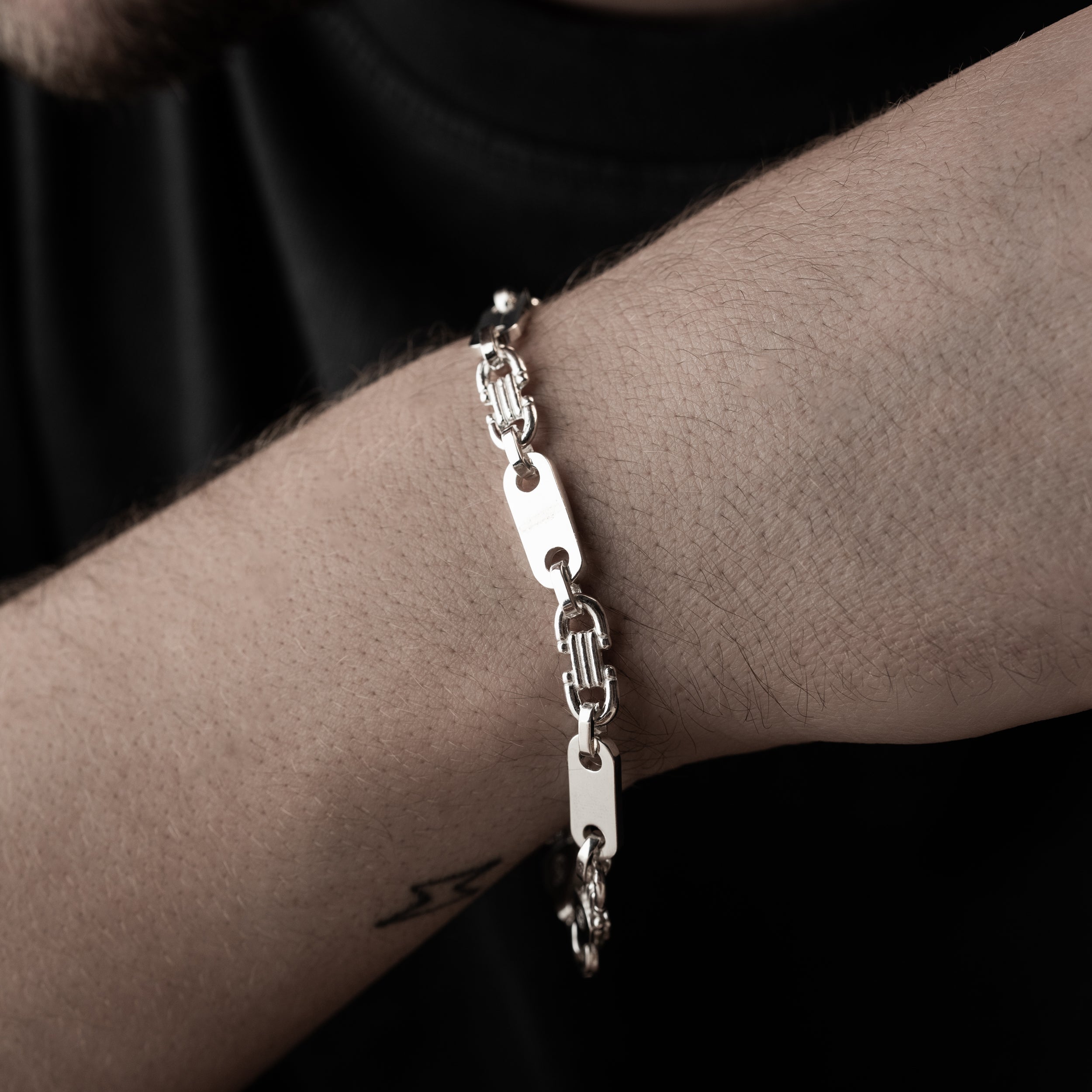 6 mm Valter Zincir Erkek Bileklik | 925 Ayar Gümüş