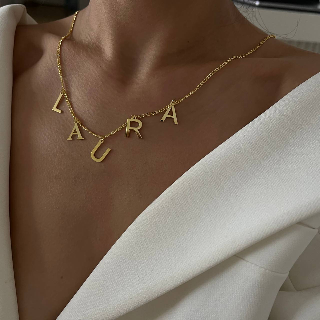 Kişiye Özel İsim Yazılı Choker Kolye | 925 Ayar Gümüş