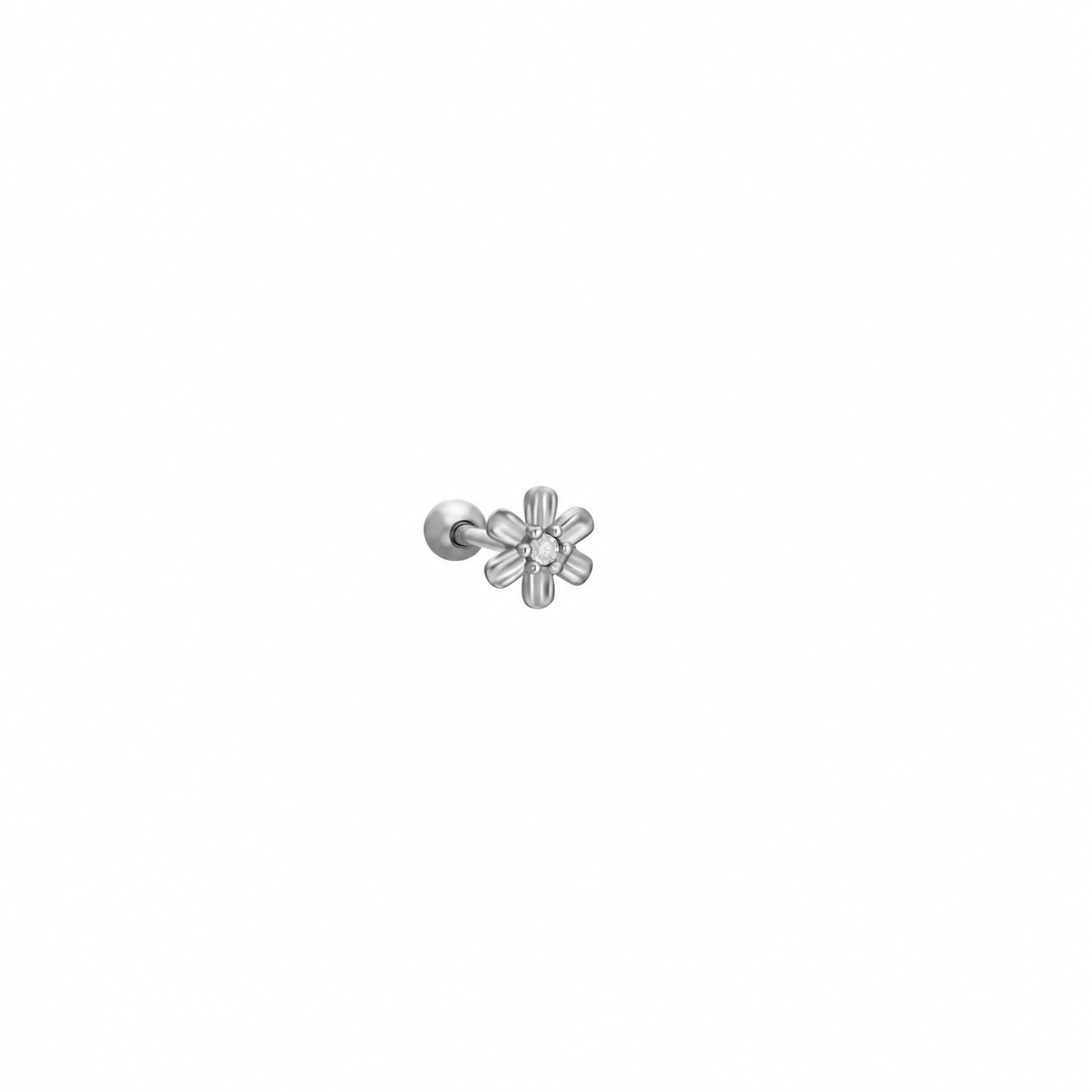 Basic Çiçek Piercing | 925 Ayar Gümüş